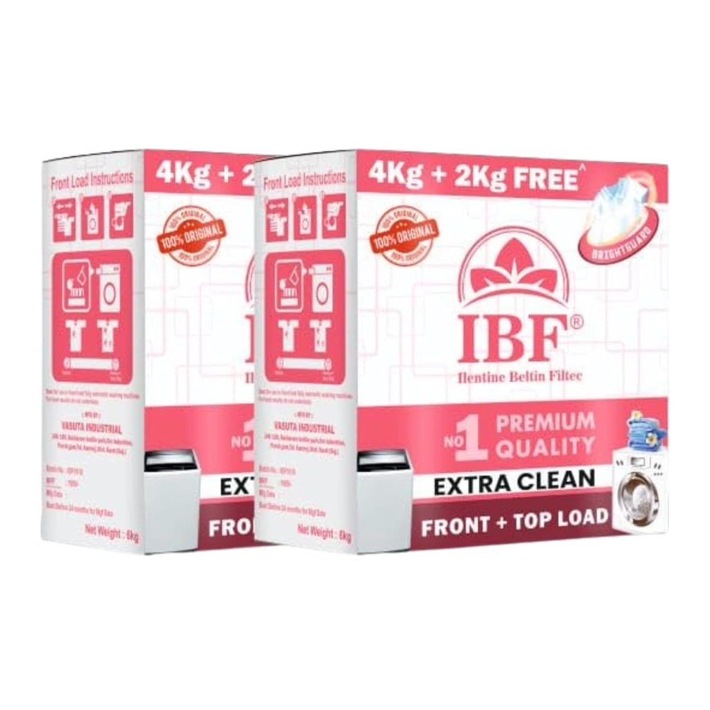 D Collection UltraClean Detergent Powder (6 KG + 6 KG) Powerful Stain Removal, Long-Lasting Freshness, Suitable for Hand & Machine Wash (12 Kg)