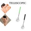 2-Pack Extendable Back Scratcher Stick (Black & Green) | Stainless Steel Telescopic Itching Tool | Adjustable 22-59cm | Non-Slip Grip & 40g Ultra-Light view 3