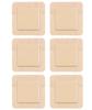 6 PCS Silicone Foam Dressing Waterproof Bandage, Bed Sore Patch, Dressing, Bandages for Wounds, Adhesive for Fast Healing, Dressing Pad for Bed Sores 7.5cm x 4.5cm view 1