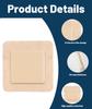6 PCS Silicone Foam Dressing Waterproof Bandage, Bed Sore Patch, Dressing, Bandages for Wounds, Adhesive for Fast Healing, Dressing Pad for Bed Sores 7.5cm x 4.5cm view 3