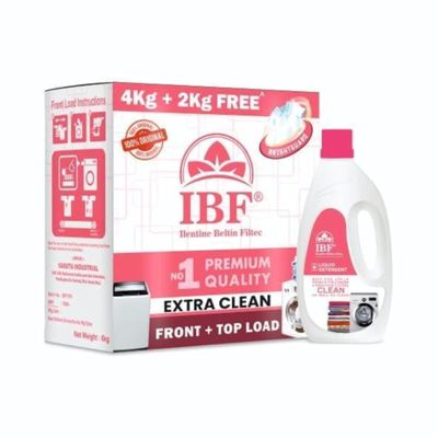 D Collection UltraClean Detergent Powder (4 KG + 2 KG With Free 1 LR) Powerful Stain Removal, Long-Lasting Freshness, Suitable for Hand & Machine Wash (7 Kg)