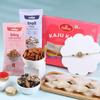 FlowerAura Premium Rakhi For Brother Combo Include Divine Ganesha Rakhi With BBQ Almonds, Kalimirch Cashew, 200g Kaju Katli & Roli Chawal Set - Rakhi Gift For Brother, Bhai, Cousin (Same Day Delivery) view 1