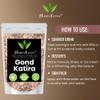 HarviTatva Gond Katira Whole (Tragacanth Gum) | 100% Natural, Organic & Edible | Badam Pisin | Kathira Gond | Babool Gond | High Cooling Properties Herbal Food 200gm view 4
