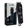LEPL L1-108 Professional Beard Trimmer for Men - 90 Min Runtime, LED Display, Cordless USB Rechargeable, Stainless Steel Blades, 4 Adjustable Length Settings, Travel Friendly (Black) view 1