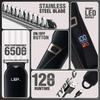 LEPL L1-108 Professional Beard Trimmer for Men - 90 Min Runtime, LED Display, Cordless USB Rechargeable, Stainless Steel Blades, 4 Adjustable Length Settings, Travel Friendly (Black) view 2