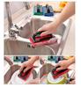 BBT Heavy-Duty Floor Scrub Pad with Handle, Multipurpose Cleaning Scrubber for Tiles and Bathroom Surfaces, Blue and Green, Pack of 6 view 3