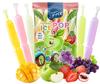 Frix IcePop I Assorted Flavours I Flavours (Mango, Lychee, Green Apple, Grape, Strawberry) I Imported - Pack of 3 (450ml) view 3