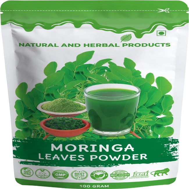 100% Organic Moringa Powder 100 Gm | Immunity Booster | Drumstick Leaf Powder | Natural Multi-vitamin | Anti-Oxidant | Good for Hair & Skin | Protein Rich