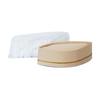 PRIYAKANT SAFAWALA Traditional Handstitch Ready to Wear Fur and Lace Topi/Cap/Turban for Wedding, Pooja and Traditional Function Use It, (Pack of 2) [Size - Free, White and Golden] view 1