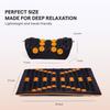 Core Asana Acupressure Mat Massager for Foot, Back, Neck and Joint Pain Relief, Reduce Stress & Tension with Pillow, Reflexology Accupressure Set (Black) view 2