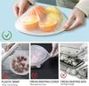 Maharsh 100 pcs Fresh Keeping Bags Canning Lids, Reusable Elastic Food Storage Covers, Plastic Sealing Elastic Stretch Adjustable Bowl Lids, Universal Kitchen Wrap Seal Bags for Cover Food (100) view 4