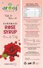Arooj Premium Rose Syrup (handmade) Made with Fresh Rose Extracts | Natural Refreshing Concentrate for Beverages & Desserts | 700ml view 2