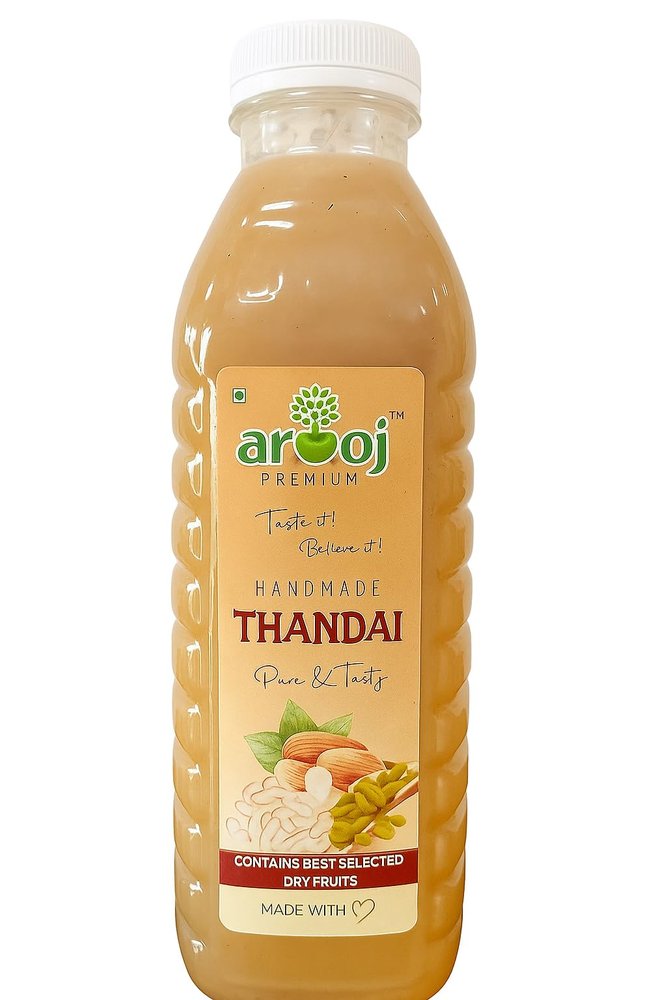 Arooj Premium Thandai Sharbat (handmade)  Traditional Festive Drink with Selected Dry Fruits & Spices | Natural Refreshing Concentrate | 700ml