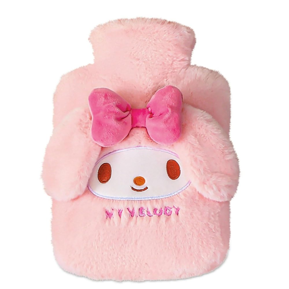 AARSH Cartoon Hot Water Bag for Period Cramps Body Massage, Hot Cold Pack for Pain Relief Knee Neck Shoulder, Warm Water Bottle for Winter with Soft Cover, Heating Pad Bag for Periods (Pink) (Kitty)