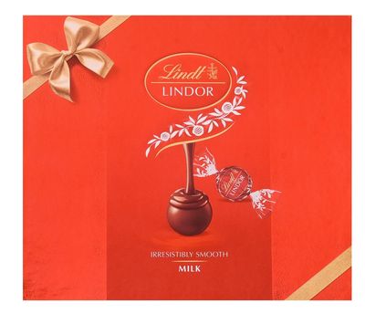 Lindt Lindor Assorted Cornet Chocolate Festive Gift Pack - 75gm (09 Cornet Balls)