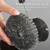 Brahmani Store Stainless Steel Scrubber for Utensils  Rust-Free, Heavy-Duty Cookware Cleaner for Pots, Pans, Tawas & Vessels | Kitchen Cleaning Pad (1 Piece) view 3