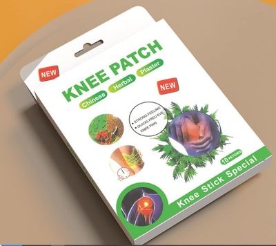 Lecherous Original Herbal Knee Patch - Wellknee Plaster for Knee Support & Muscle Pain - Maximum Strength for a Temporary Relief - Adhesive Heat Patches Made with Natural Herbs for Wellness (Knee Patch - 20)