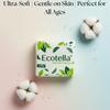 ECOTELLA 1 Ply Soft Tissue Paper Napkins | Biodegradable & Eco-Friendly | Lightweight, Disposable Facial Tissues for Home, Office & Travel (Pack of 5) view 2