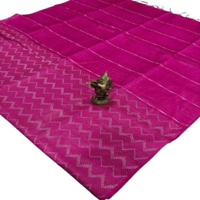 Pink Bengal Cotton Saree for Women  Pure Soft Handloom Cotton | Lightweight & Breathable Traditional Saree for Daily & FestiveWear
