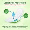 CPL Supersoft Ultra Secure XXL Sanitary Pads  320mm Extra Long, Cottony Soft, Leak Lock, Gel Lock Absorption & Wide Back Wings for Heavy Flow Days | Pack of 1 | 40 Pads view 4