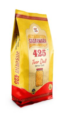 425 Natural Unpolished Toor Dal (Arhar) Chemical-Free Split Pigeon Peas| Protein-Rich Indian Lentils for Daily Cooking|1KG |pack-6