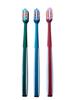 3 Pack Soft Bristle Toothbrush for Adults Deep Clean Manual Toothbrush with Tongue Cleaner | BPA-Free | Sensitive Teeth & Gums | Travel-Friendly Oral Care view 2