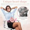 CLOUDTAB Heart Shape Hot Water Bottle with Plush Cover & Pom-Poms 1000ml Heat Therapy for Period Cramps, Neck, Back & Shoulder Pain, Hot & Cold Compress for Pain Relief, Swelling & Muscle Recovery view 2