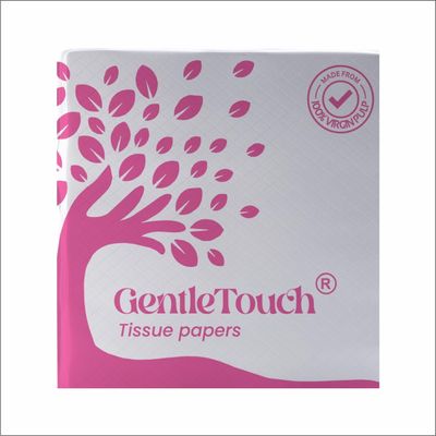 GentleTouch Premium Soft Facial Tissues | 100 Pulls x 1 Packs | 2-Ply, Skin-Safe & High Absorbency | Multipurpose Tissue Paper for Home, Car & Office | Ultra-Soft, Hygienic & Tear-Resistant