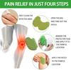 BRAND VILLA Knee Pain Relief Patches - Pack of 20 Herbal Heat Patches for Joint, Muscle & Arthritis Pain | Natural Pain Relief for Knees, Back, Legs | Long-Lasting, Easy to Apply view 3