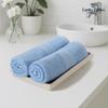 Earthy Fables Basic Hand Towel  Pure Carded Cotton, Soft, Absorbent, Quick Dry & Skin-Friendly Towel for Gym/Travel, 60 x 40 cm, 400 GSM  Pack of 2, Sky Blue view 2