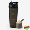 Bassbuddy Protein Gym Shaker Bottle 700ml Leak-Proof, BPA-Free Protein Shaker with Mixer Ball for Unisex (male & female) Fitness & Supplements bottle view 2
