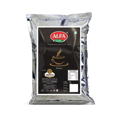 Alfa Chai Tea 1kg, Desh Ki Chai, Unique Blend Crafted For Chai Lovers Across India, Black Tea, Loose Leaves