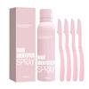 Face Hair Identifier Spray & 4Piece Razor Set  Moisturizing Dermaplaner Spray for Women, Reveal Invisible Face Hair Before Shaving view 1
