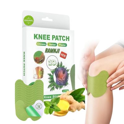 Ramnji Herbal Knee Pain Relief Patches -10 Pcs Natural Wormwood Extract Patch Sticker | Arthritis Inflammation Instant Relief from Pain Relief of Joint Pains for Knee, Back, Neck, Shoulder