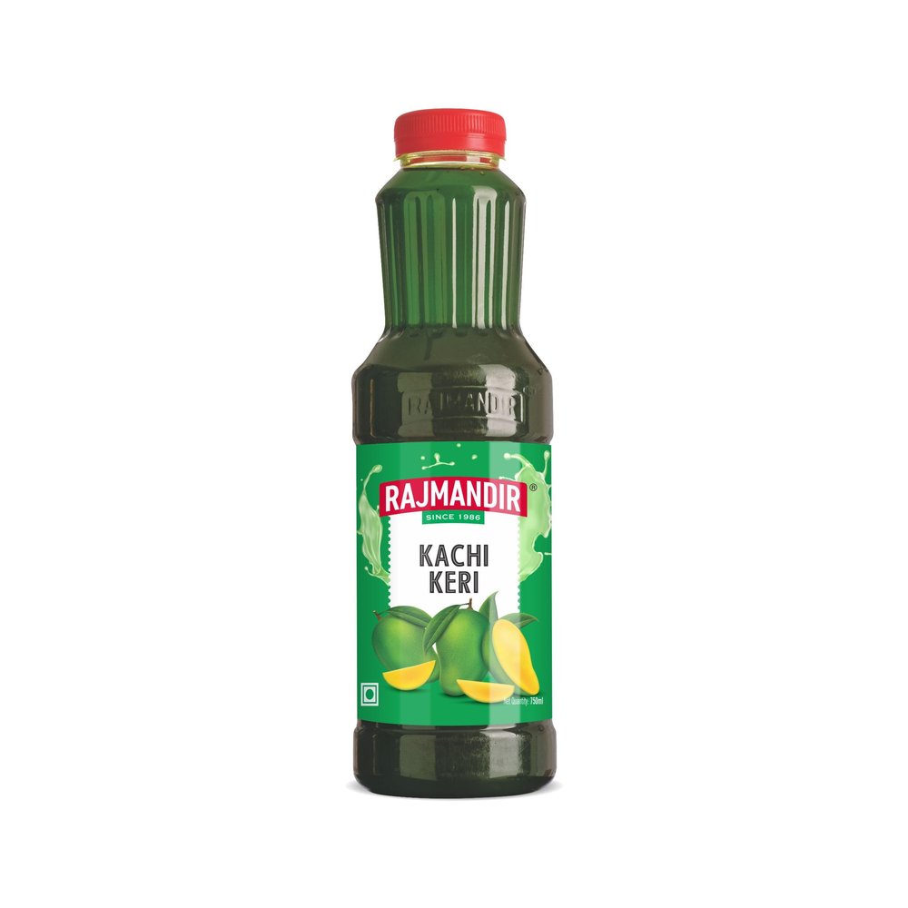 RAJMANDIR Kachi Keri Sharbat 750ml, Instant Refreshing & Tangy Summer Drink, Ready to Mix with Water or Soda, Ideal for Festivals, Birthdays & Parties, Sweet & Aromatic Raw Mango Flavor