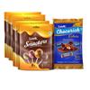 LuvIt. Smackers Chocolate and Assorted Eclairs | Combo Pack of 5 | Chocolate Flavored Lollipops & 3 Flavored Eclairs (5 x 172.8 g) view 1