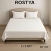 ROSTYA Premium 250 TC Cotton Blend Double Bed Bedsheet | Soft & Durable | 2 Pillow Covers | Multicolour Printed Bedsheet (90x90Inch) view 4