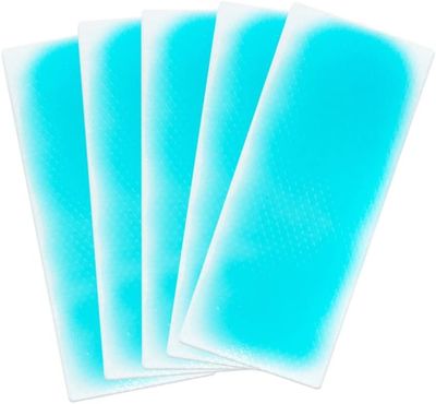 10PCS Cooling Forehead Strips Cooling Gel Sheet for Relieve Headache, Toothache Pain, Drowsiness, Fatigue, Refreshing, Sunstroke, Fever Cooling Gel Patches, For Kids, Men And Women(BLUE)