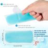 10PCS Cooling Forehead Strips Cooling Gel Sheet for Relieve Headache, Toothache Pain, Drowsiness, Fatigue, Refreshing, Sunstroke, Fever Cooling Gel Patches, For Kids, Men And Women(BLUE) view 4