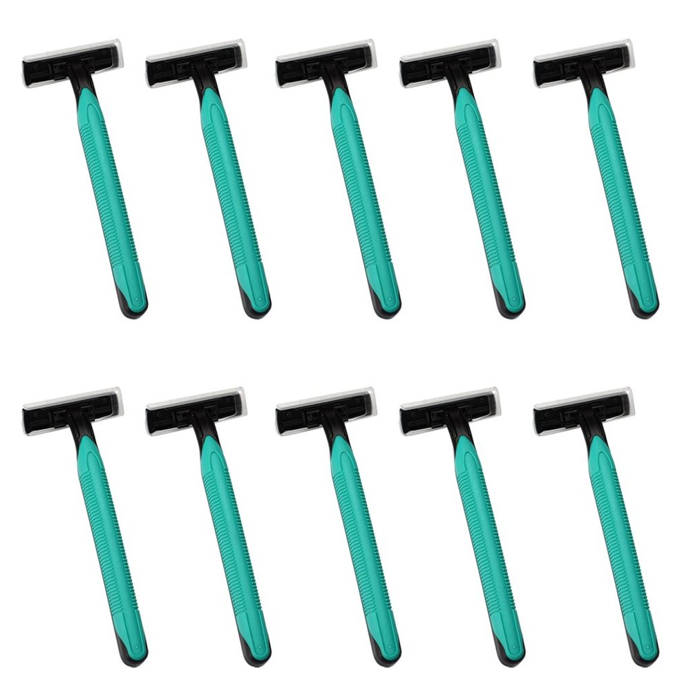 ECOMISTIQ 10pcs/Set Bathrooms Travel Shaving Razor Double Blade for Men|Health & Beauty| Shaving & Hair Removal | Razors & Razor Blades | Mens Razors