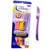 Feather Flamingo Face Razors for Women  Pack of 8 | Eyebrow & Face Razor with Safety Blade | Gentle & Effective Grooming Tool for Hair Removal view 1
