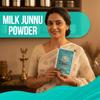 SRI GOMATRUKA Milk Junnu Powder | Traditional South Indian Colostrum Milk Dessert | Easy-to-Make Junnu/Ginnu/Posu Sweet | No Preservatives | High in Protein & Calcium (PACK OF 100 gms * 10) view 3