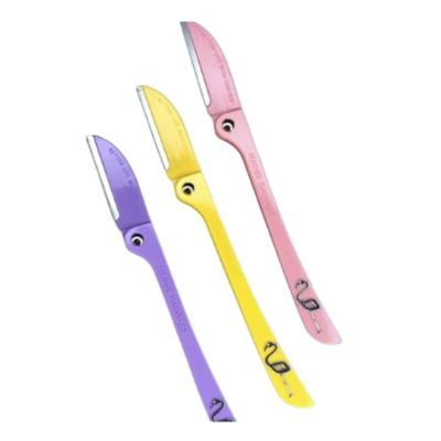 Feather Flamingo Face Razors for Women Pack of 10 | Multipurpose Razors for Eyebrows, Face, Neck & Body | Skin-Friendly & Portable Grooming Tools