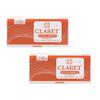 Claret Multi-Fold Paper Tissue | 1 Ply | 125 Sheets | 21x21 cm | Soft & Absorbent | 100% Virgin Pulp | Orange Pack | Skin-Friendly & Durable | Ideal for Dispensers & Daily Use (Pack Of 2) view 1