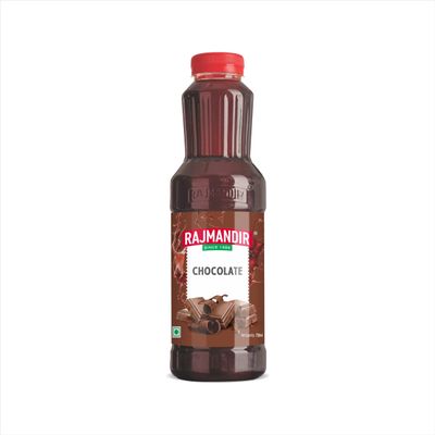 RAJMANDIR Chocolate Syrup 750ml, Refreshing Chocolate Drink, Ready to Mix with Milk, Perfect for Milkshakes, Pancakes & Desserts, Ideal for Parties & Festivals