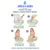 Aqua n Aura Foot Soak for Crack Heel Care | Soothes & Softens Cracked Heels, Dry & Rough Feet | Deep Moisturizing & Healing Formula | Infused with Natural Citrus & Lemongrass - 100g view 2