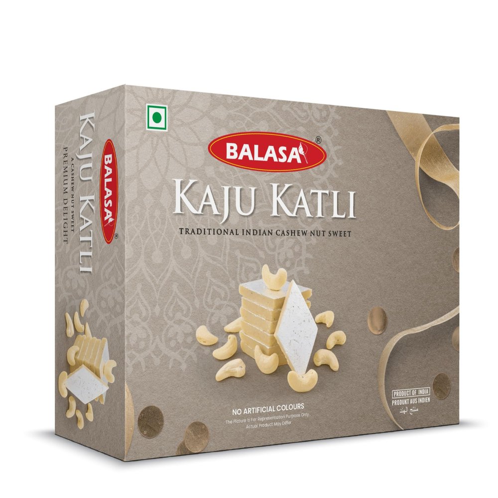Balasa Kaju Katli | Kaju Burfi | Sweets For Rakhi | Traditional Indian Sweet Made with Cashew Nuts | Sweets Gift Pack | Indian Mithai | Pack of (400g)