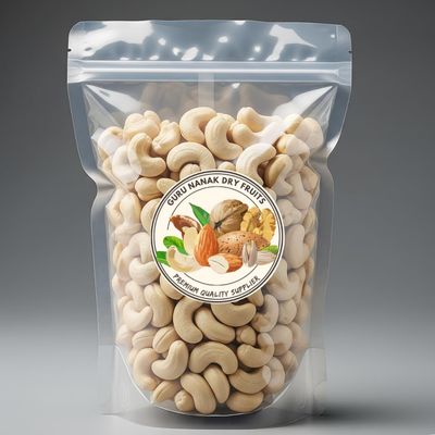 1Kg Whole Raw Cashew W-320 Grade Pouch | Whole Crunchy Cashews | Premium Dry Fruits Kaju nuts | Nutritious & Delicious | Gluten Free & Plant based Protein (1000 Grams)
