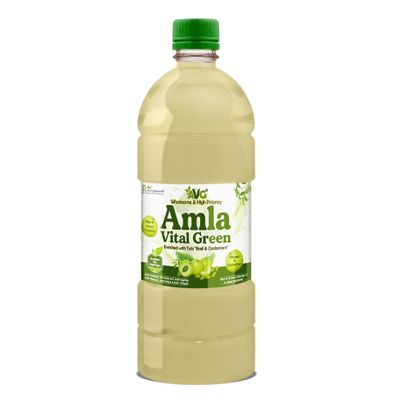 AVG Amla Vital Green Juice (1000ml) from Fresh & Green Amla, Immunity Booster, Powerpacked with Vitamin C and Antioxidants