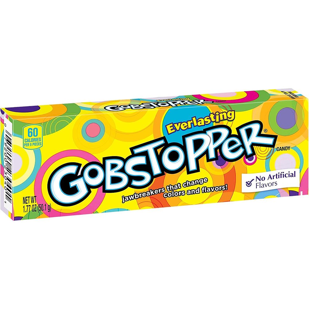 Wonka Everlasting Gobstopper Candy  Jawbreakers That Change Colour & Flavour 50gm (Imported)